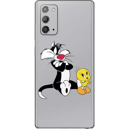 Looney Tunes Sylvester Tweety Bird Crossed Arms Galaxy Note20 5G Skin